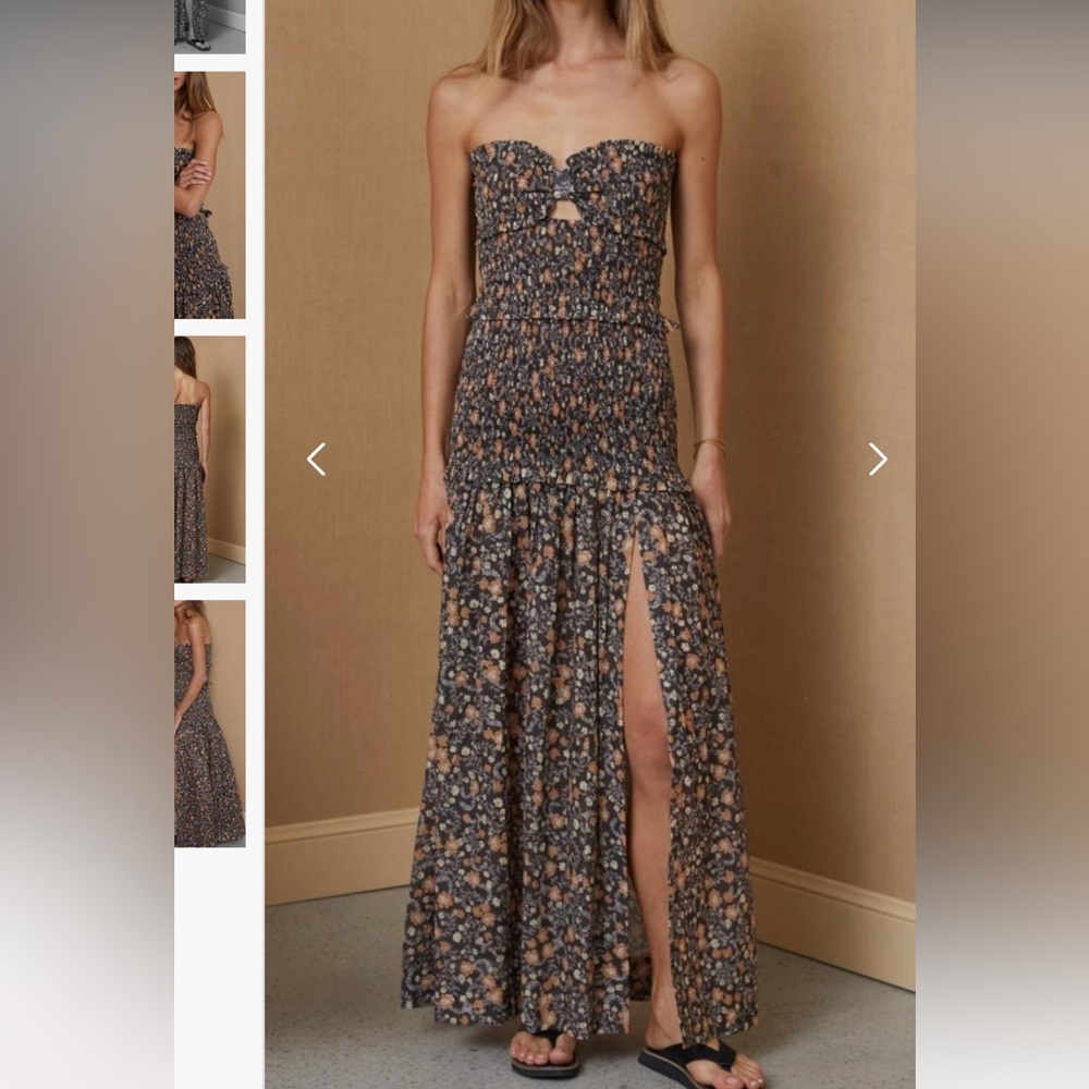 Bec & Bridge Strapless Maxi Dress